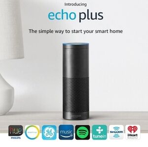 Amazon Echo Plus with bulit-in Hub 1st generation Black